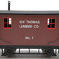Bachmann 93127 G Scale Ely Thomas Logging Caboose VG