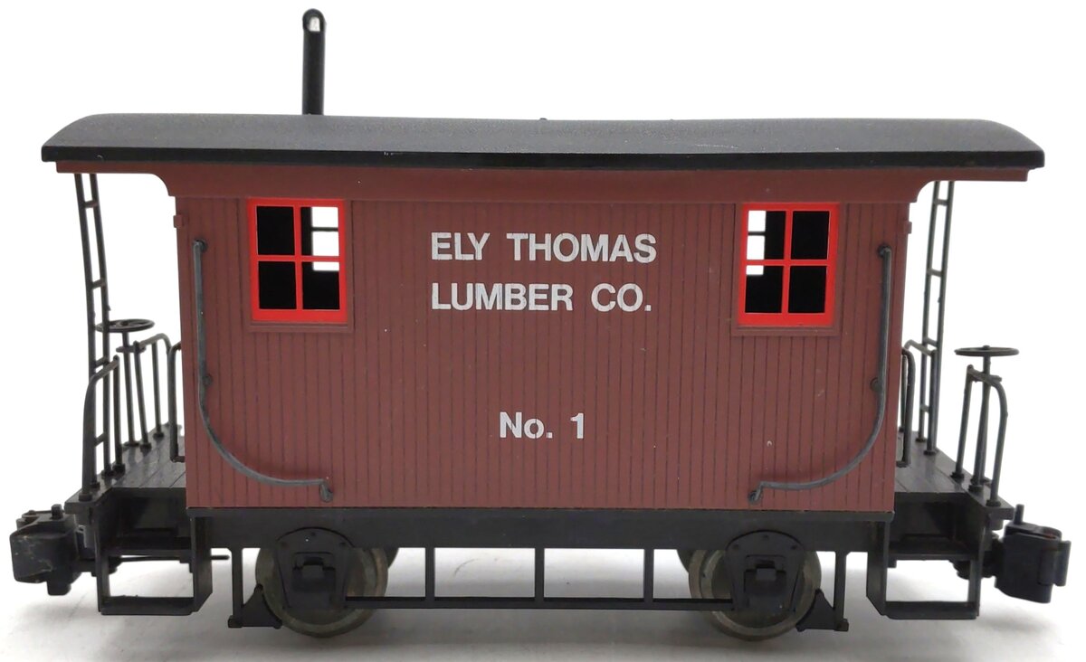 Bachmann 93127 G Scale Ely Thomas Logging Caboose VG