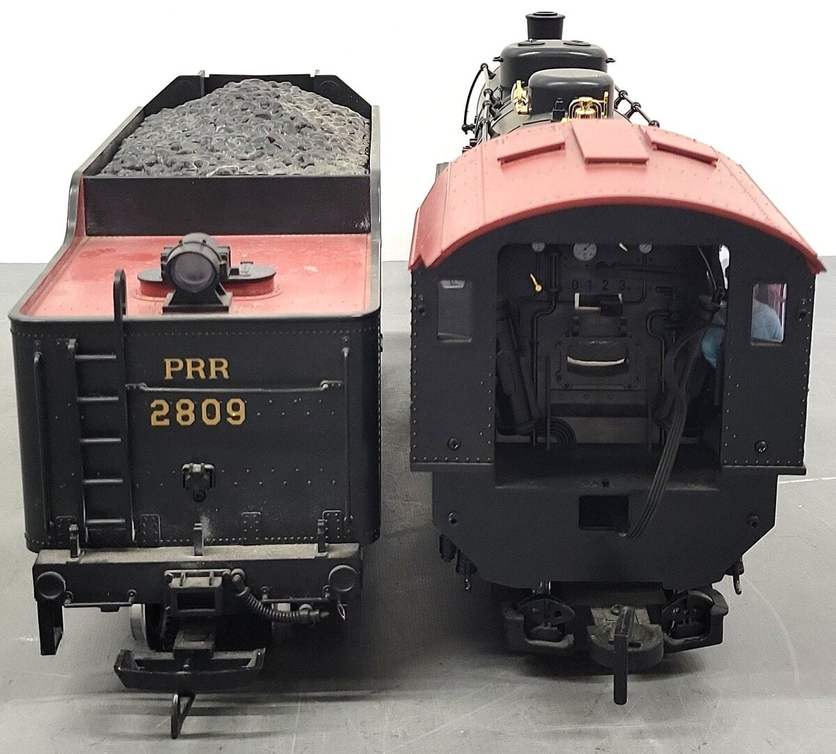 LGB 21872 G Scale PRR 2-8-2 Mikado Steam Locomotive & Tender #2809 with Sound EX/Box