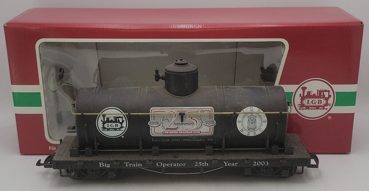 LGB 43805 G Scale 25th Anniversary Tank Car EX/Box