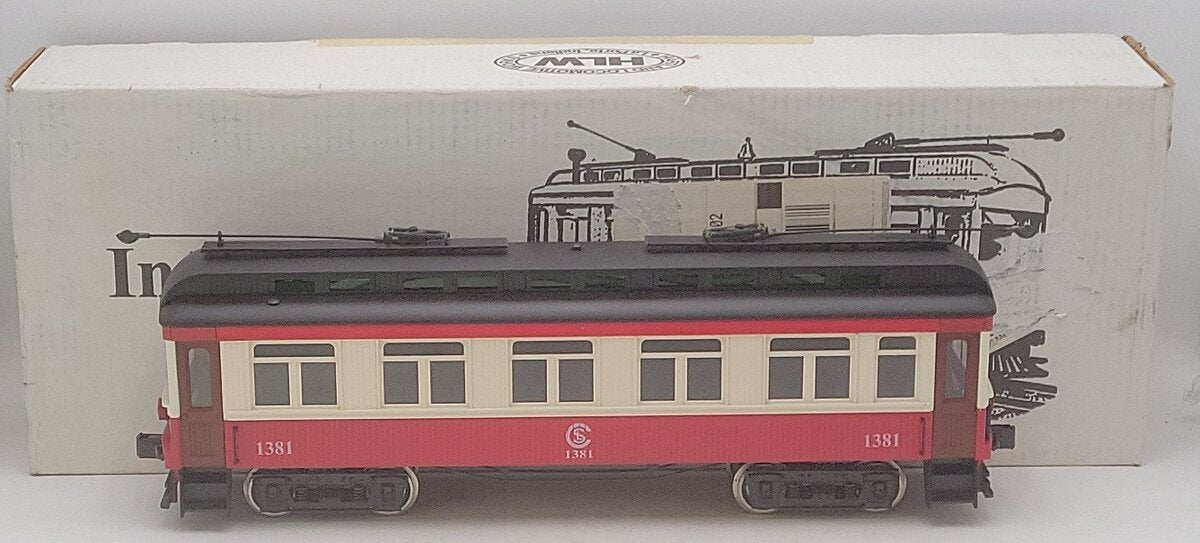Heartland 55006 G Scale Interurban Chicago S. Shore Electric Locomotive #1381 EX/Box