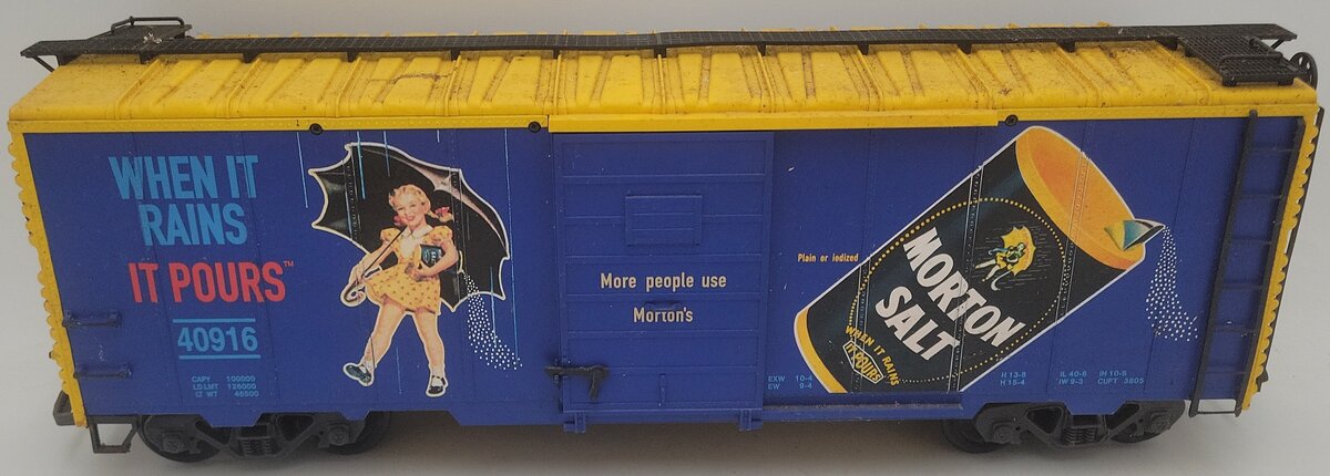 LGB 40916 G Scale Morton Salt Boxcar VG/Box