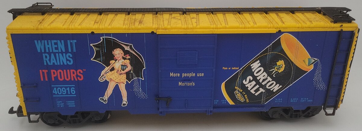 LGB 40916 G Scale Morton Salt Boxcar VG/Box
