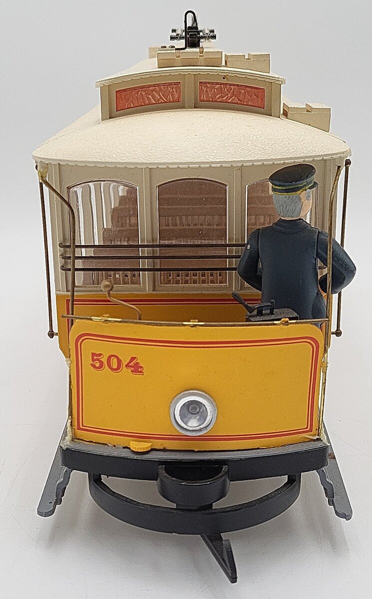 Bachmann 93938 G Scale United Traction Co Motorized Open Street Car VG/Box