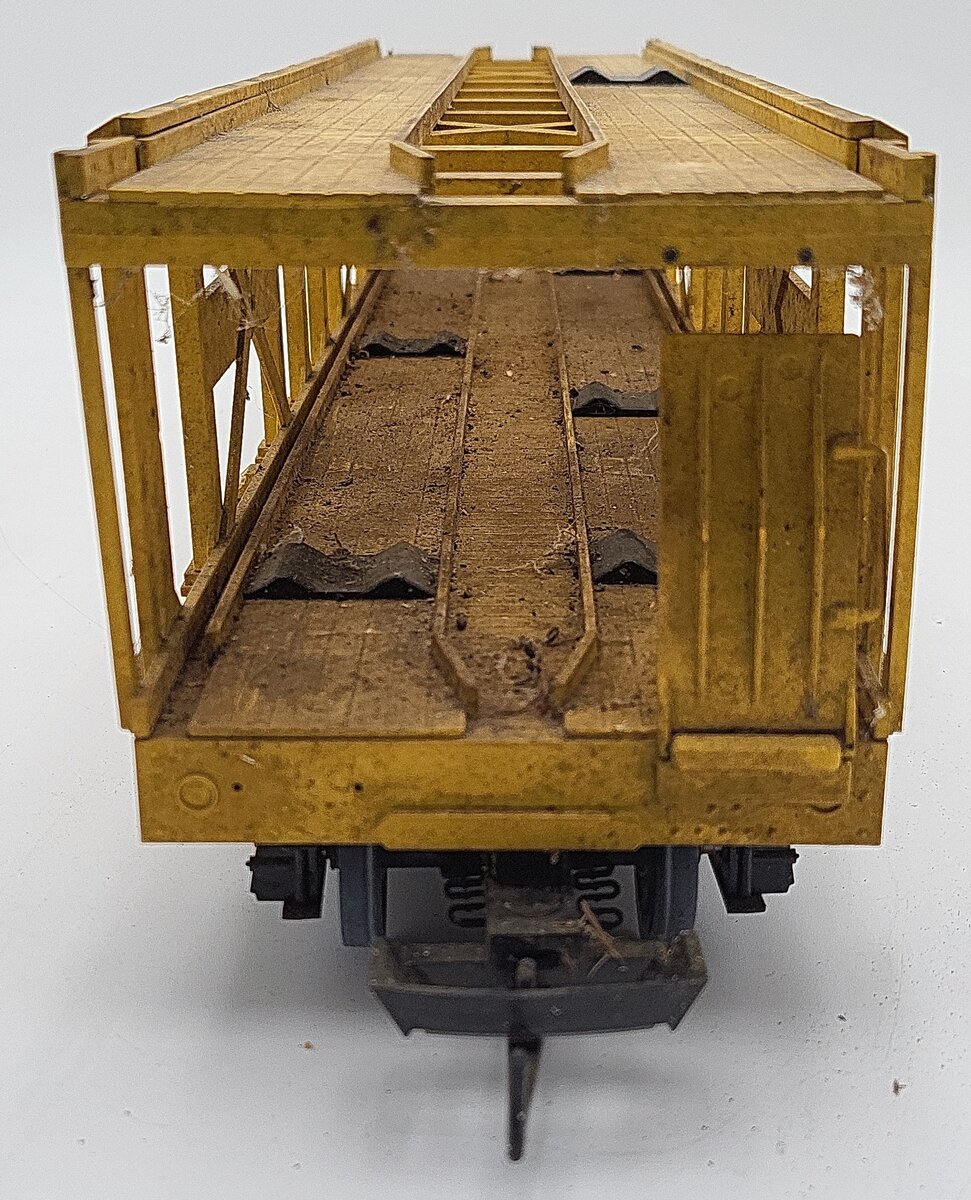 USA Trains R17212 G Trailer Train Two-Tier Auto Carrier Flat Cars VG/Box