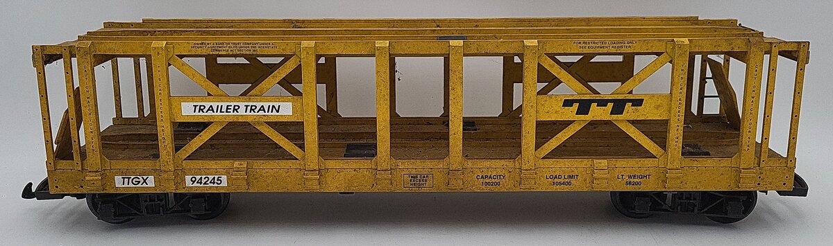 USA Trains R17212 G Trailer Train Two-Tier Auto Carrier Flat Cars VG/Box