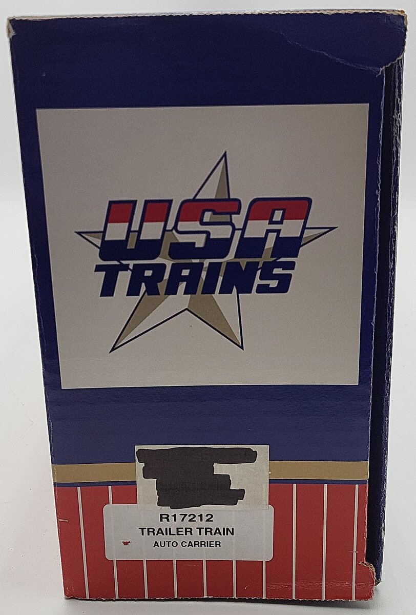 USA Trains R17212 G Trailer Train Two-Tier Auto Carrier Flat Cars VG/Box