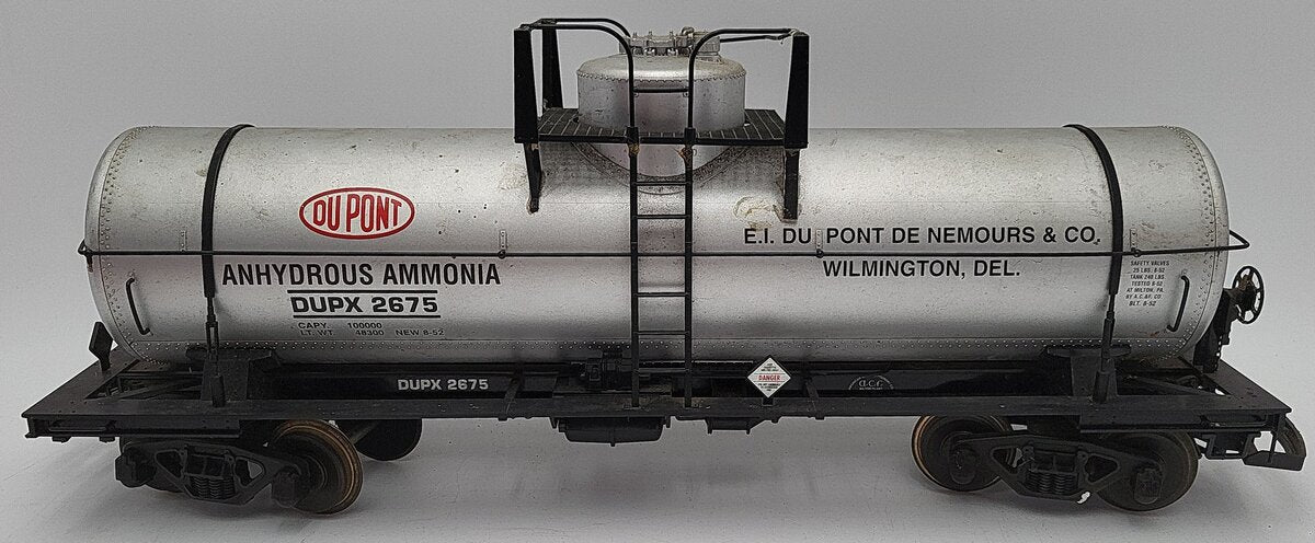 USA Trains G Scale DUPX 10,000 Gal Tank Car #2675 VG/Box