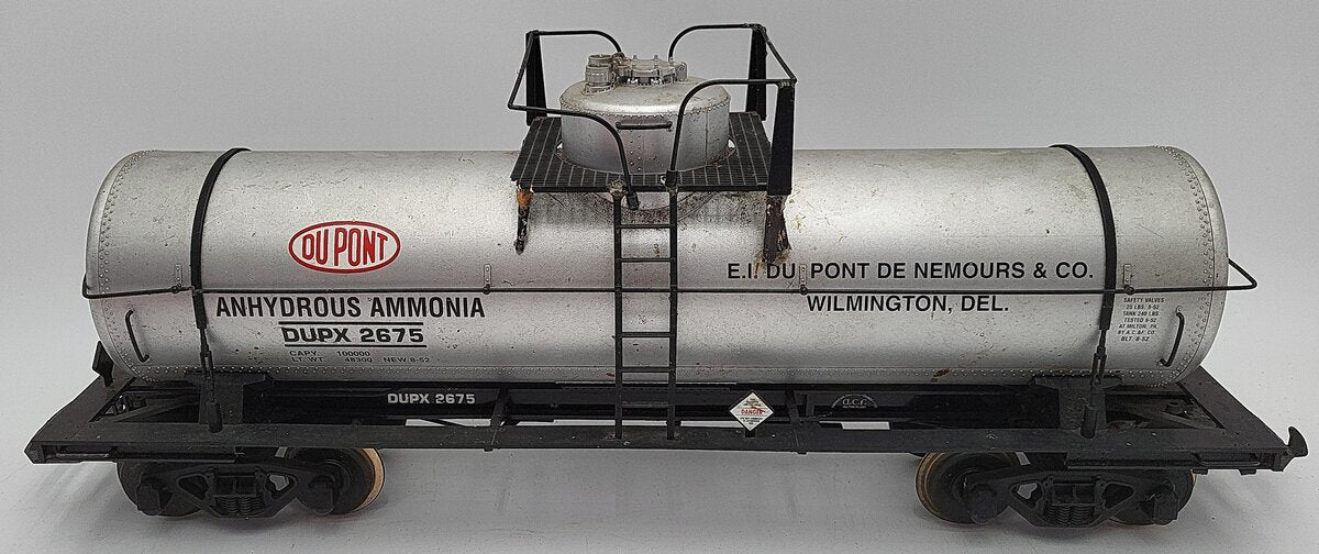 USA Trains G Scale DUPX 10,000 Gal Tank Car #2675 VG/Box
