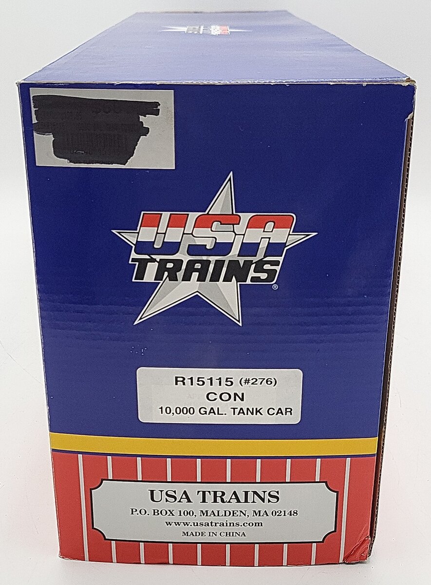 USA Trains R15115 G Scale Conoco 10,000 Gallon Tank Car w/ Metal Wheels VG/Box