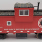 USA Trains R12110 G Red/Silver Great Northern Extended Vision Caboose VG/Box