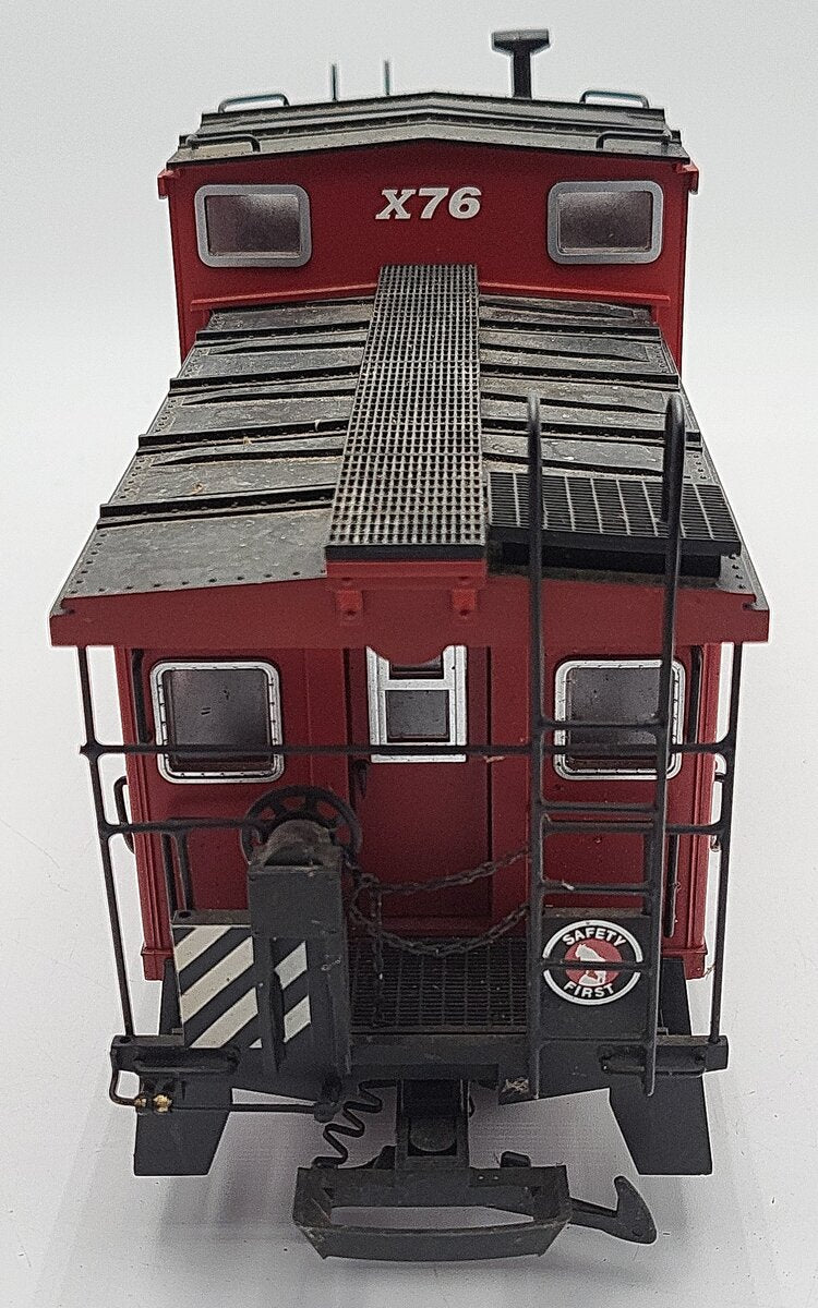 USA Trains R12110 G Red/Silver Great Northern Extended Vision Caboose VG/Box