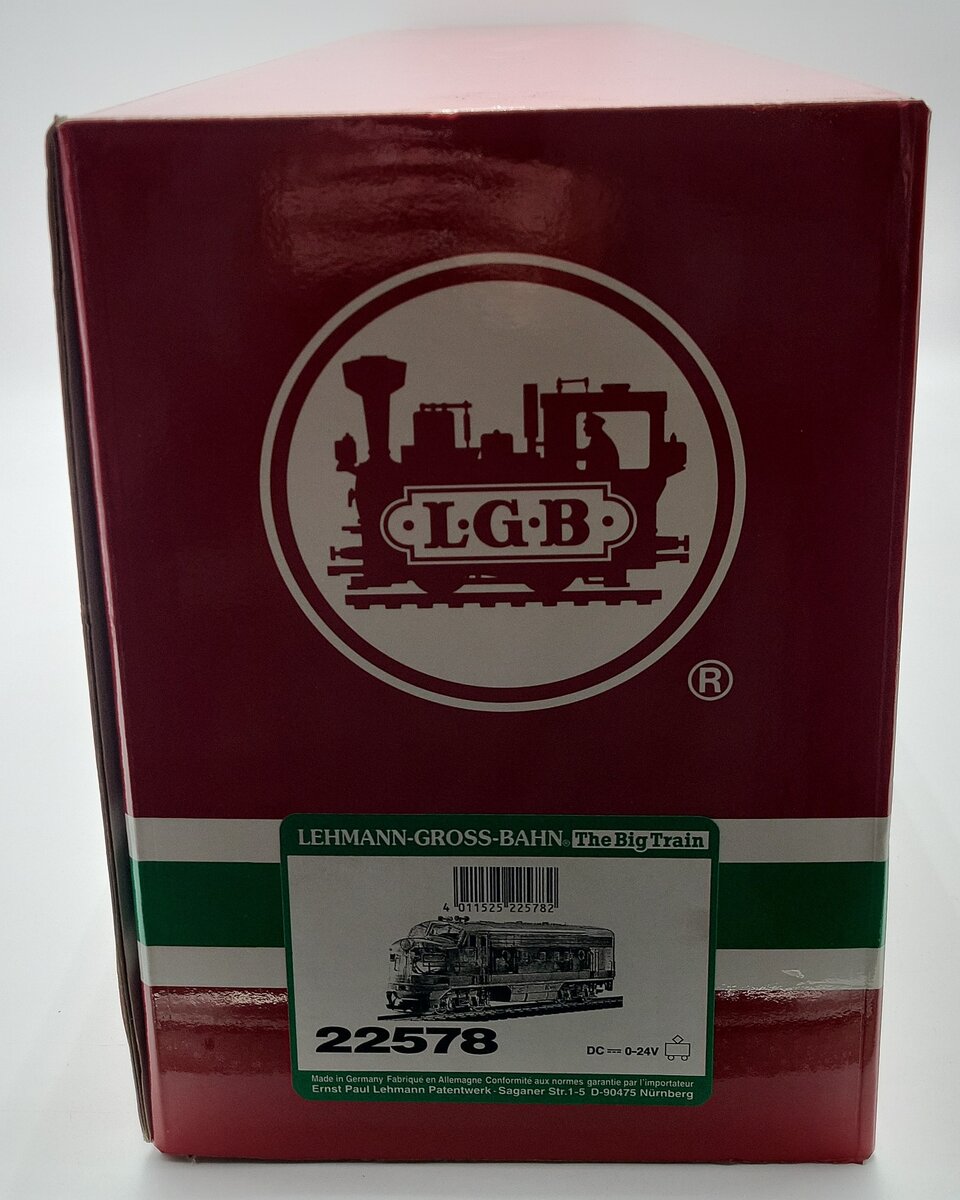 LGB 22578 G Scale See-Thru F7A Diesel Locomotive EX/Box