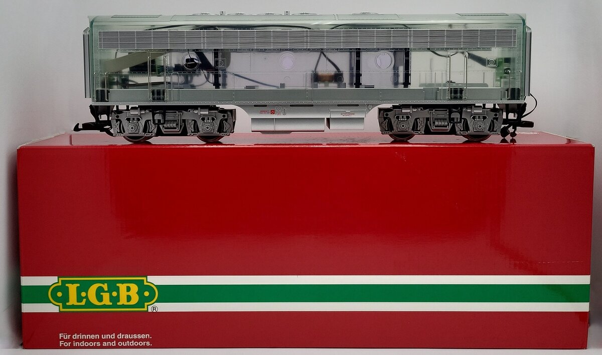 LGB 22588 G Scale Ghost Shell F7 B-Unit Diesel Locomotive EX/Box