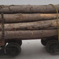 Bachmann 98490 G Scale Skeleton Log Car with Log Load (Metal Wheels) VG/Box