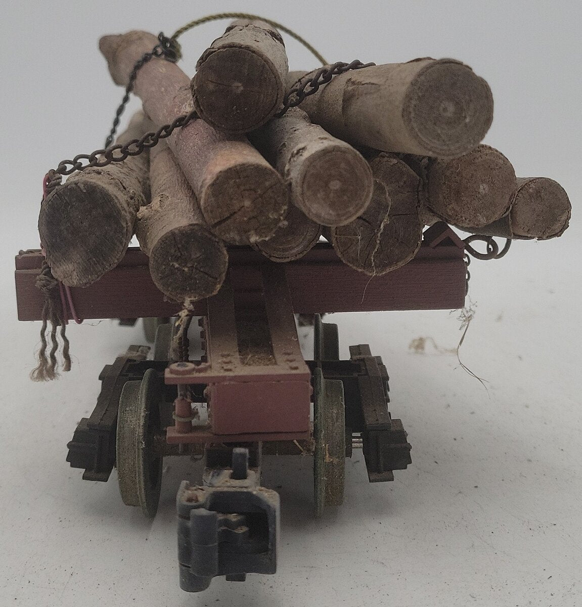 Bachmann 98490 G Scale Skeleton Log Car with Log Load (Metal Wheels) VG/Box