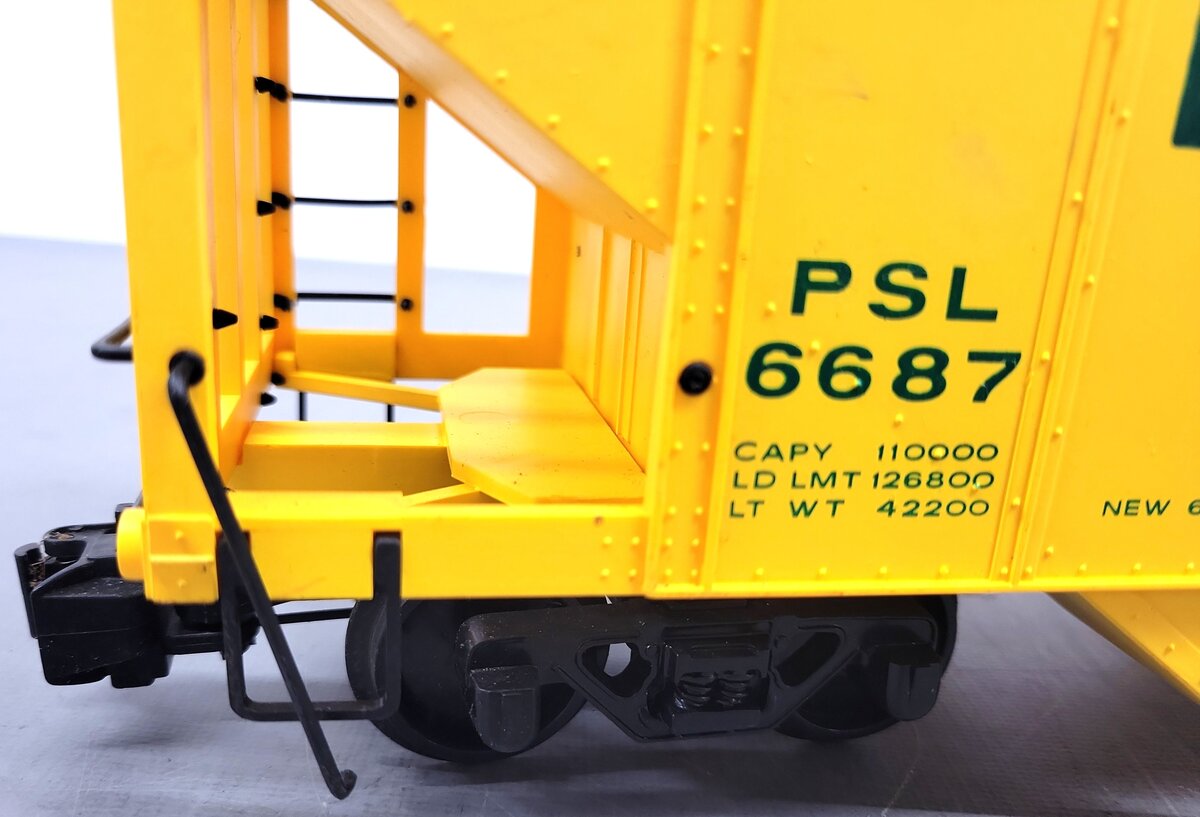 Bachmann 98229 G Scale Peabody 3-Bay Hopper w/ Coal Load #6687 VG