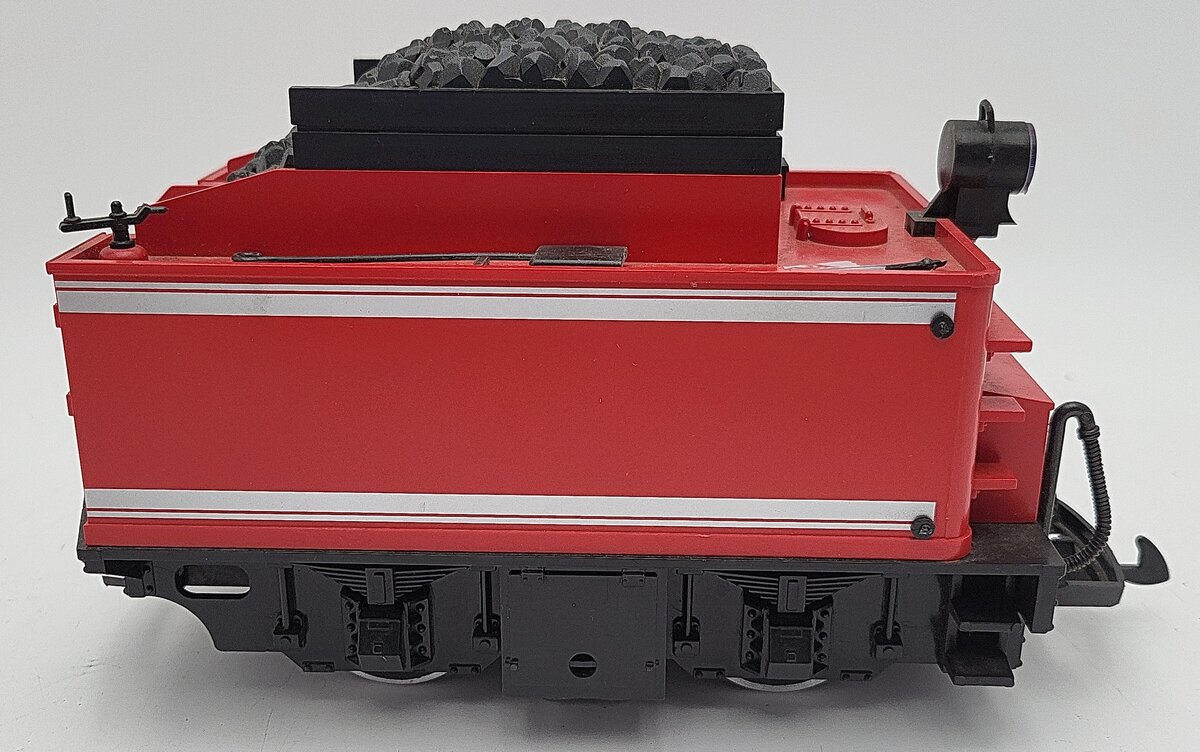 LGB 69476 Powered Coal Tender--Red (Metal Wheels) EX/Box