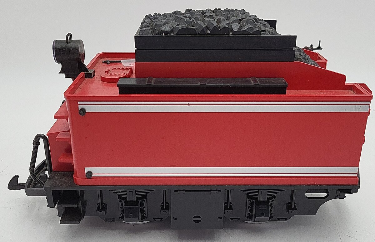 LGB 69476 Powered Coal Tender--Red (Metal Wheels) EX/Box