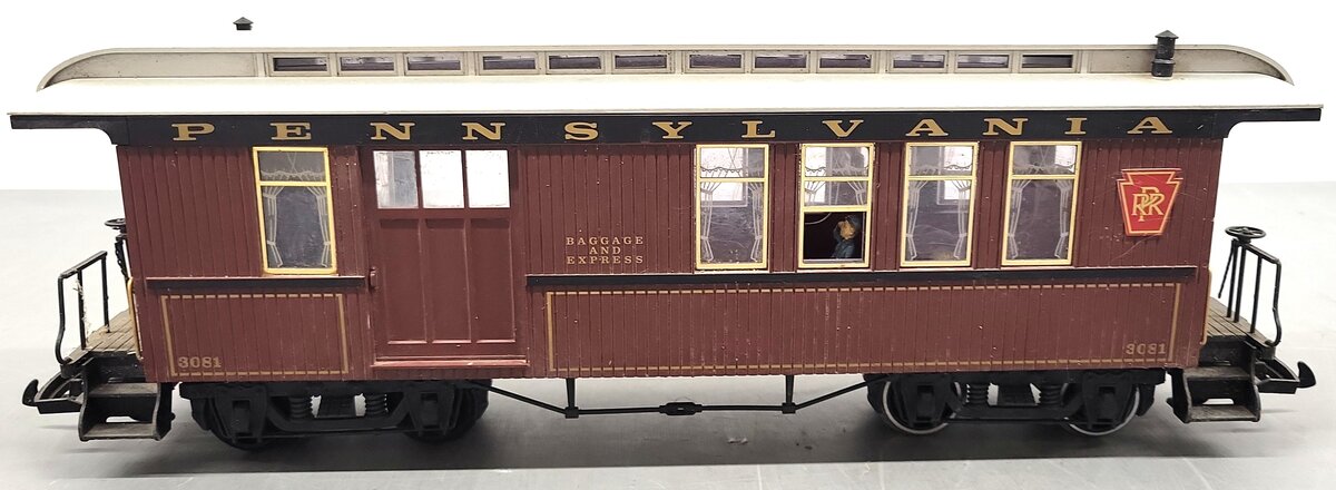 LGB 3081 E 02 G Scale Pennsylvania Baggage Car #3081 VG