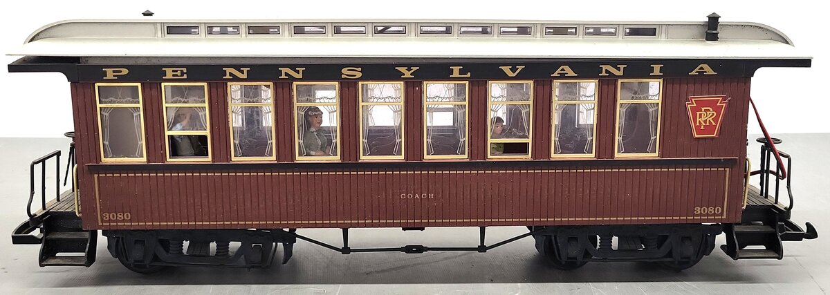 LGB 3080 E 01 G Scale Pennsylvania Coach Car #3080 EX