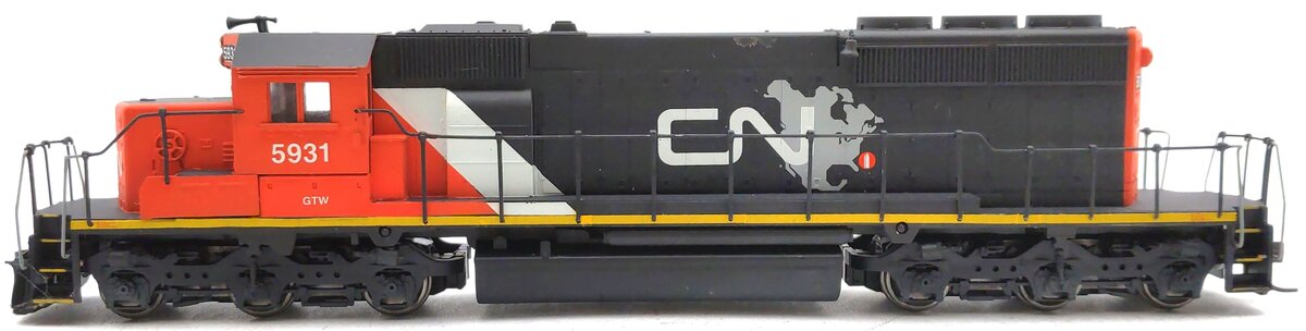 Broadway Limited 5006 HO Canadian National EMD SD40-2 Low Hood #5931 LN