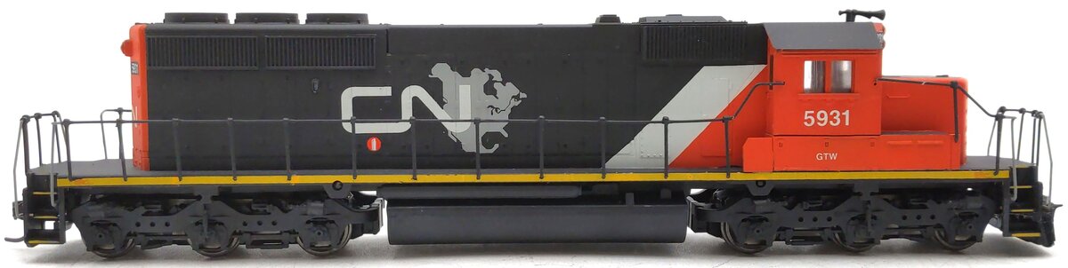 Broadway Limited 5006 HO Canadian National EMD SD40-2 Low Hood #5931 LN