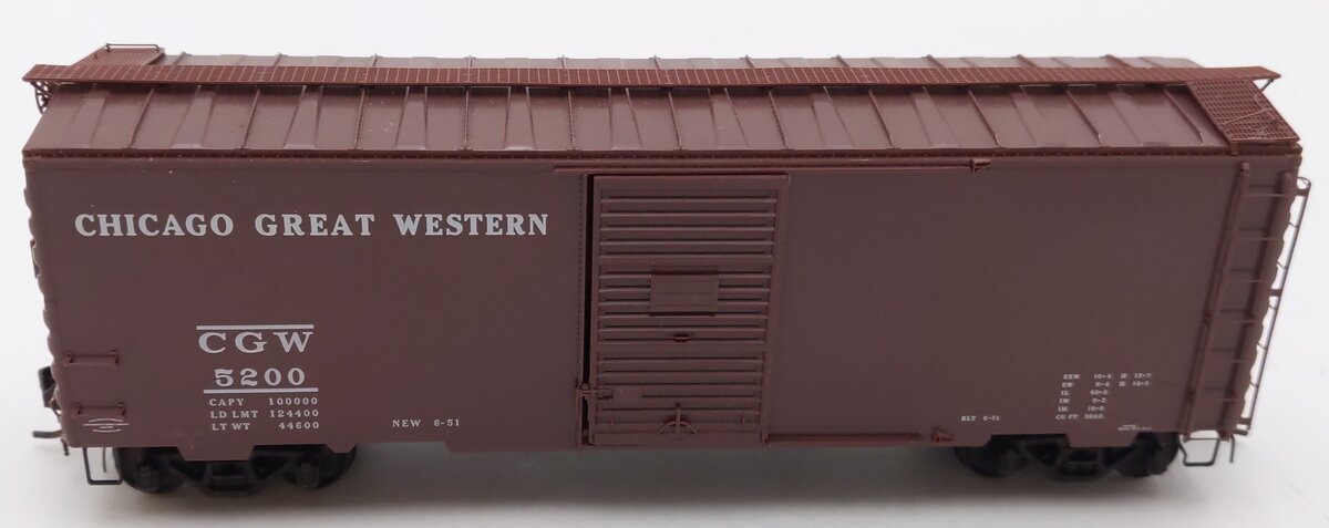 Kadee 4005 HO Scale Chicago Great Western 40' PS-1 Boxcar #5200 EX/Box