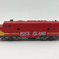 RSO Z-74174 HO Scale Rock Island Diesel Locomotive #7009 EX