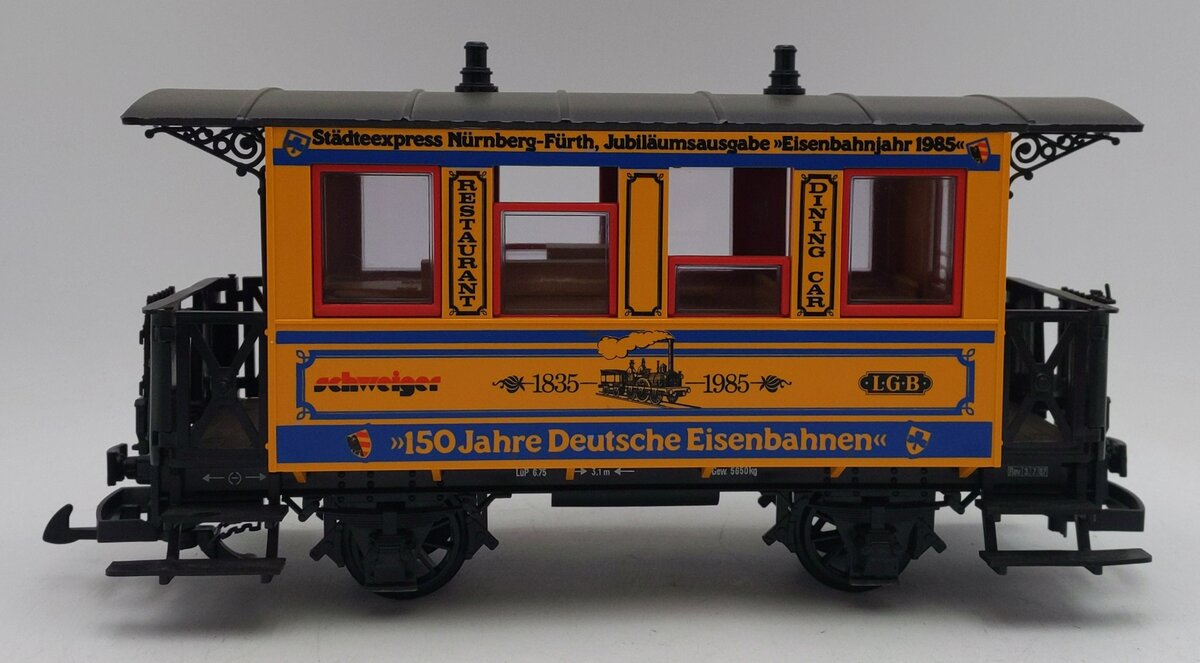 LGB 3013SG G Scale 150 Year Anniversary Passenger Car LN/Box