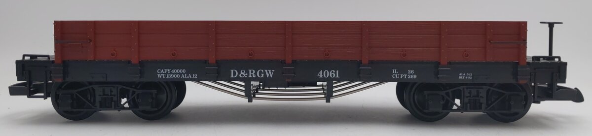 LGB 4061 G DRG&W Low-Sided Gondola LN/Box