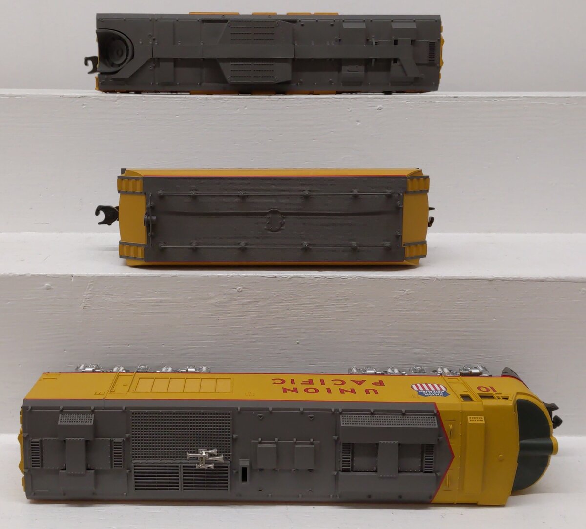 MTH 30-2009-1 O Gauge Union Pacific Gas Turbine Diesel Set w/PS1 #10/10B EX/Box