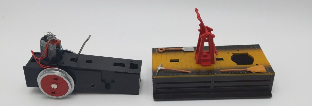 LGB 2001 G Scale Motorized Operating Handcar VG/Box