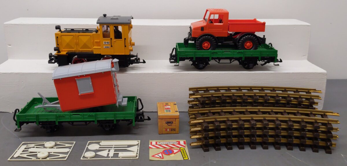 LGB 20530 Work Train G Gauge Diesel Train Set EX/Box