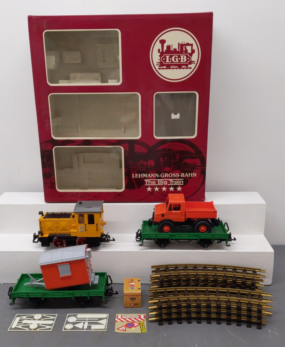 LGB 20530 Work Train G Gauge Diesel Train Set EX/Box