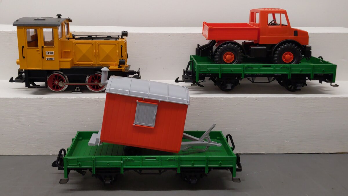 LGB 20530 Work Train G Gauge Diesel Train Set EX/Box