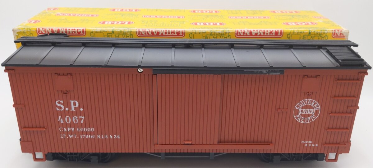 LGB 4067 G Scale Southern Pacific Boxcar #4067 EX/Box