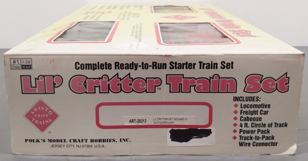 Aristo-Craft ART-28313 Camp Sesame Express Lil' Critter Train Set VG/Box