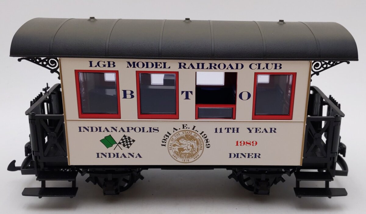LGB 3007CC G Scale Model Railroad Club Caboose Diner EX/Box