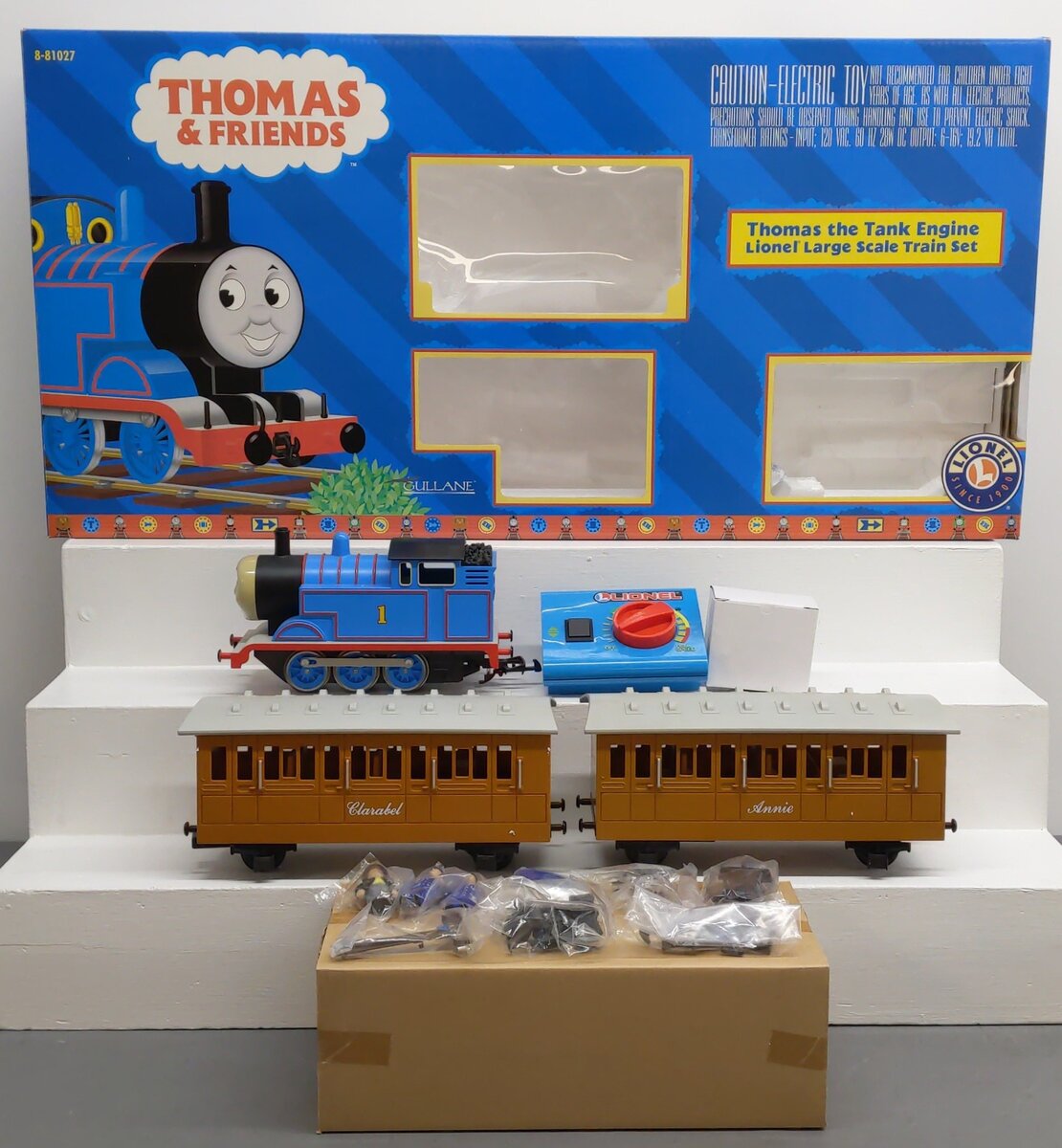 Lionel 8-81027 G Scale Thomas the Tank Engine Train Set VG/Box