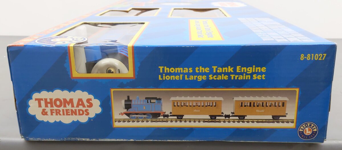 Lionel 8-81027 G Scale Thomas the Tank Engine Train Set VG/Box