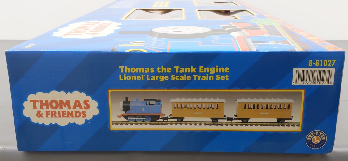 Lionel 8-81027 G Scale Thomas the Tank Engine Train Set VG/Box