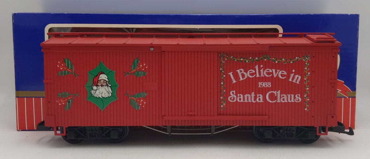 USA Trains 1939 G Gauge 1988 Christmas Boxcar NIB