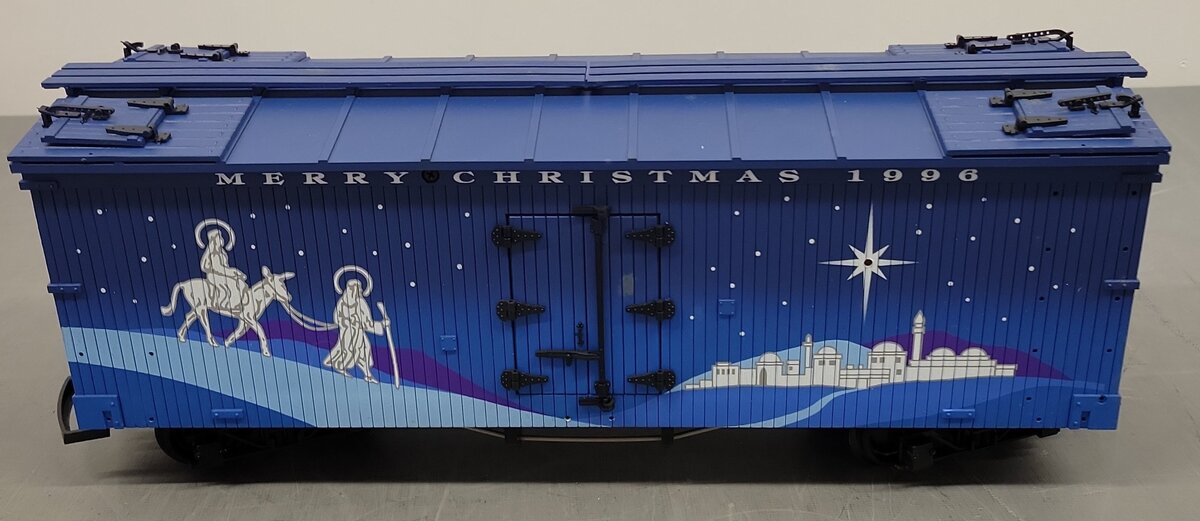 USA Trains 13014 G 1996 Christmas Reefer Car EX/Box