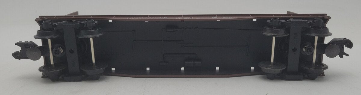 Industrial Rail 7503 O Gauge ATSF Flatcar #92992 w/Bulkheads & Stakes EX/Box