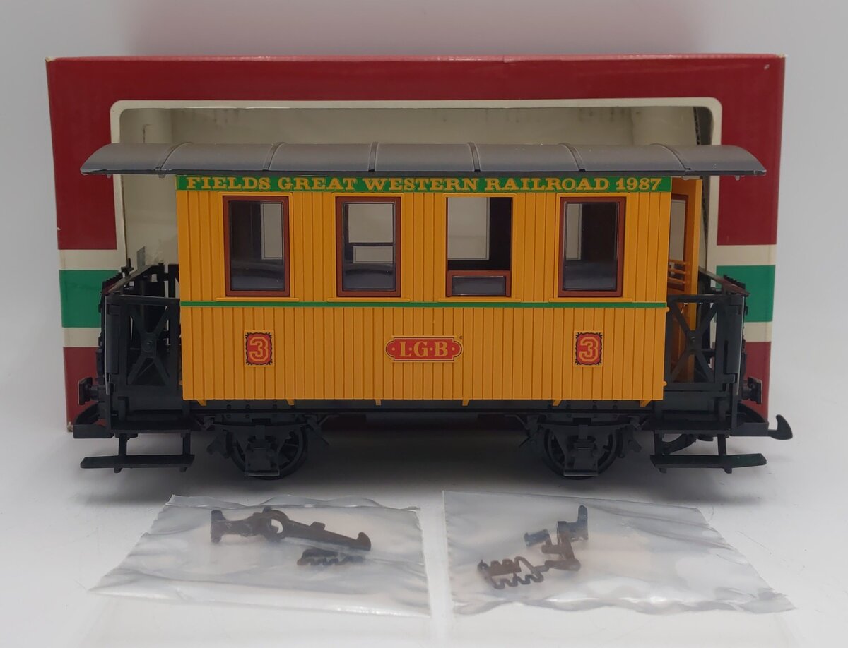 LGB 3006MF Fields Great Western RR Passenger Car #3 LN/Box