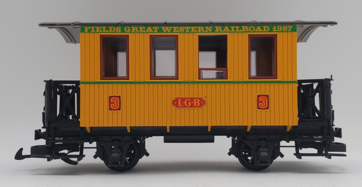 LGB 3006MF Fields Great Western RR Passenger Car #3 LN/Box