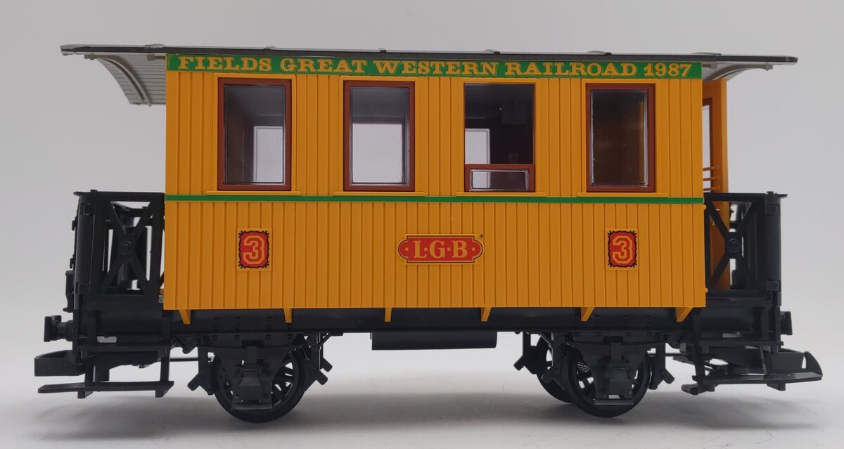 LGB 3006MF Fields Great Western RR Passenger Car #3 LN/Box