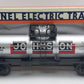 Lionel 6-19602 O Gauge Johnson Single Dome Tank Car #19602 LN/Box