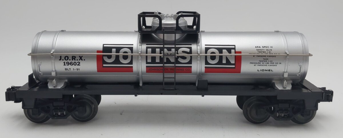 Lionel 6-19602 O Gauge Johnson Single Dome Tank Car #19602 LN/Box